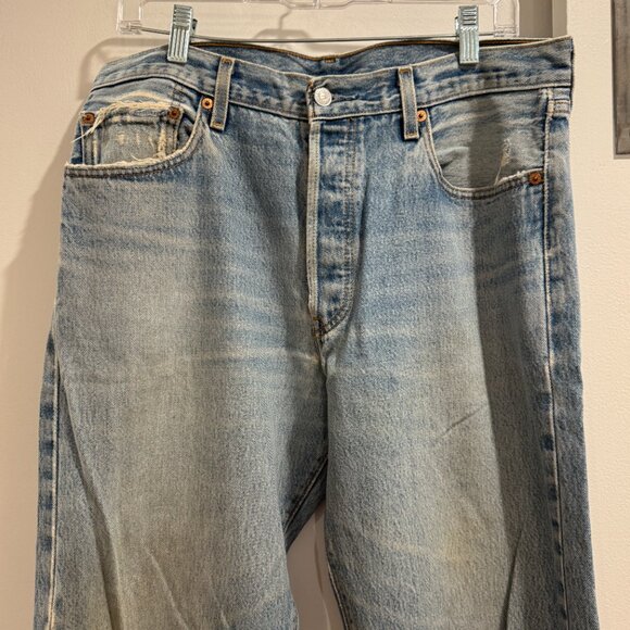 Vintage Distressed Levi's 501s - Picture 6 of 7
